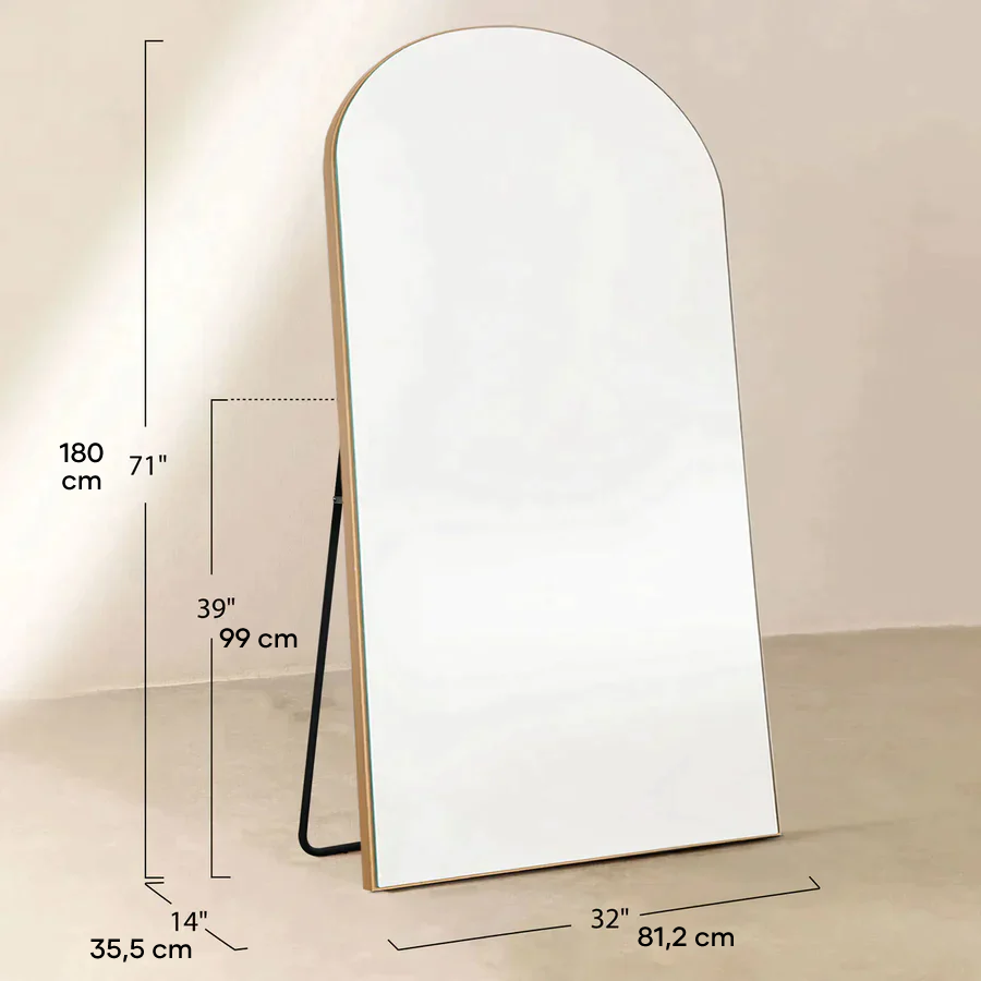 VOSCER ARCHED MIRROR